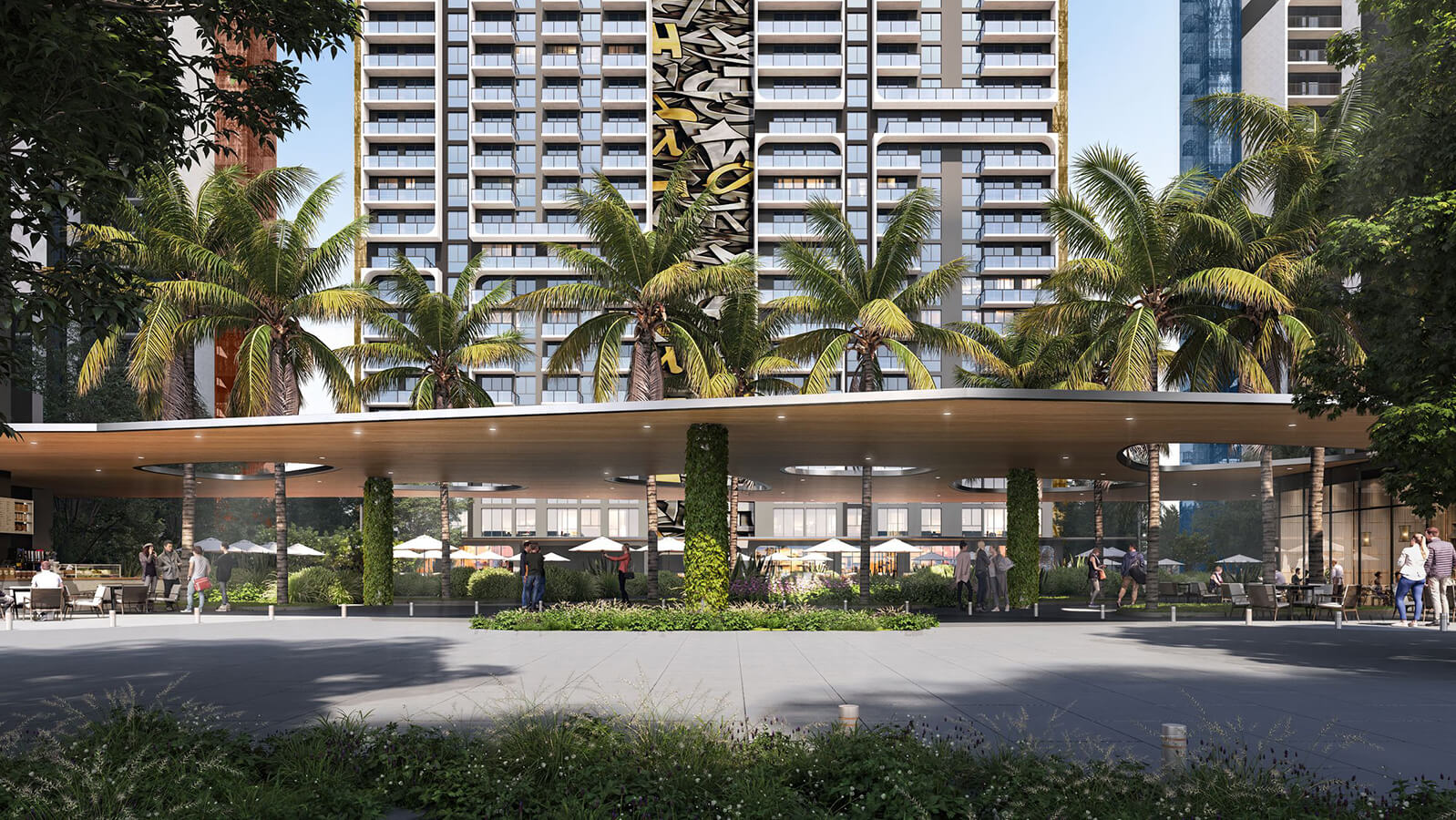 The HueHub drop off area - convenient access